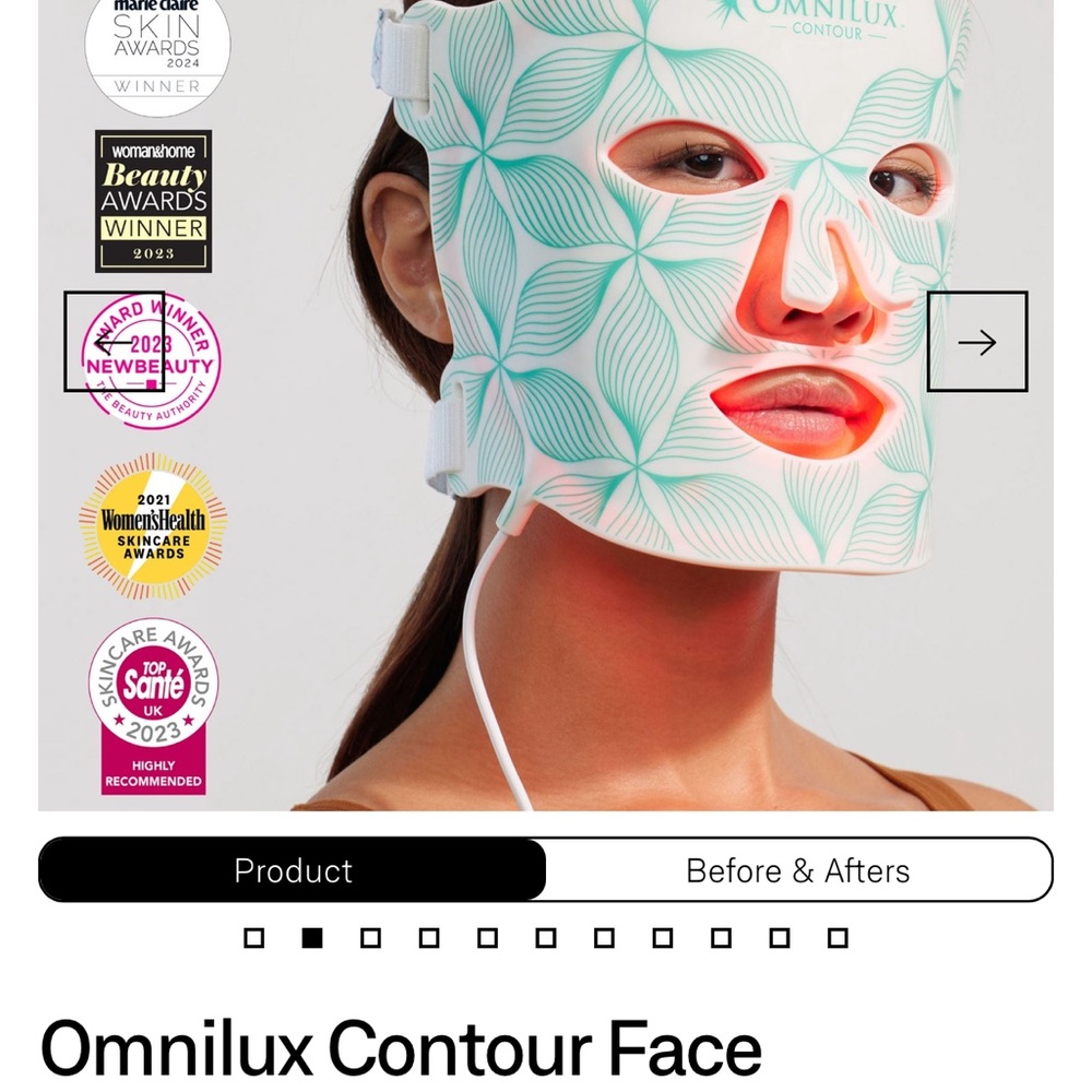 Omnilux Clear MASK  + Under Eye LED + LED ACNE PATCH (3 package deal)!